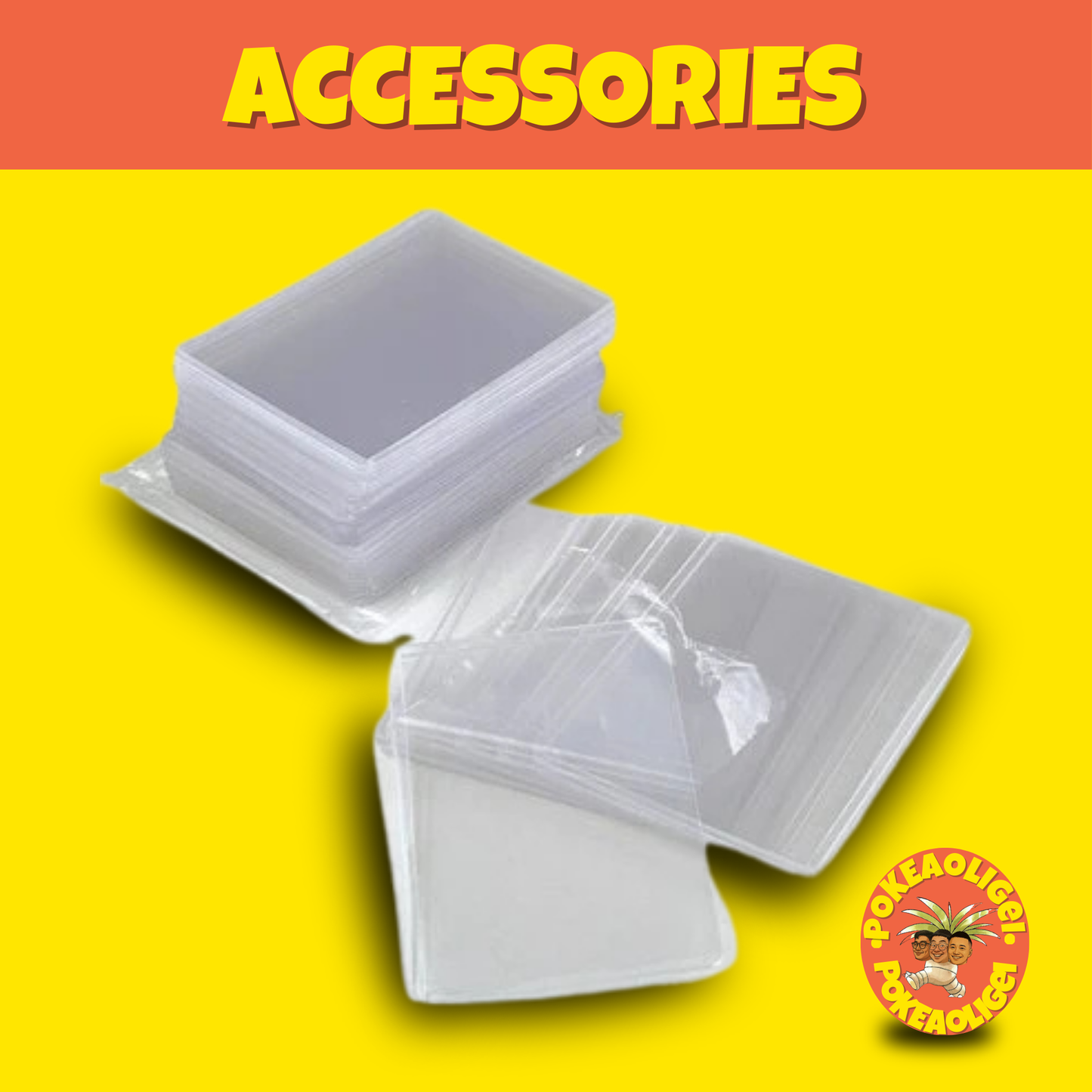 Soft Sleeve Plastic Card Holders (Pack of 100 pieces)