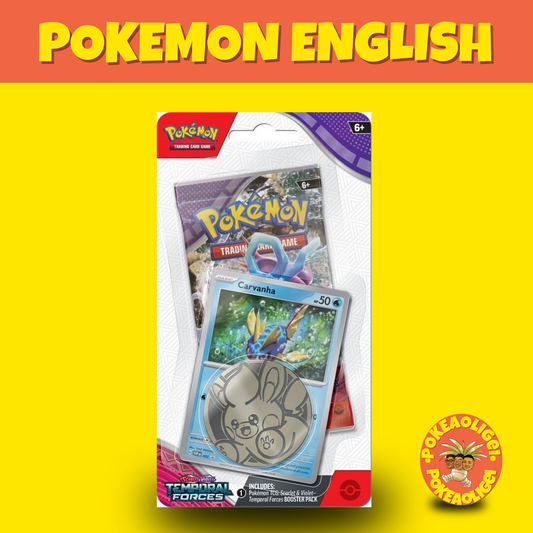 Pokemon Scarlet & Violet Temporal Forces: Checklane Blister Carvanha